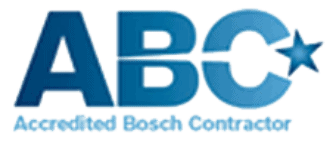 Accredited Bosch Contractor logo.