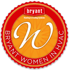 Bryant Women in HVAC logo.