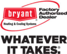 Bryant Factory Authorized Dealer logo.