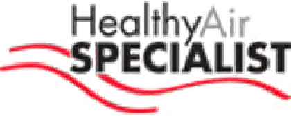 Healthy Air Specialist logo.