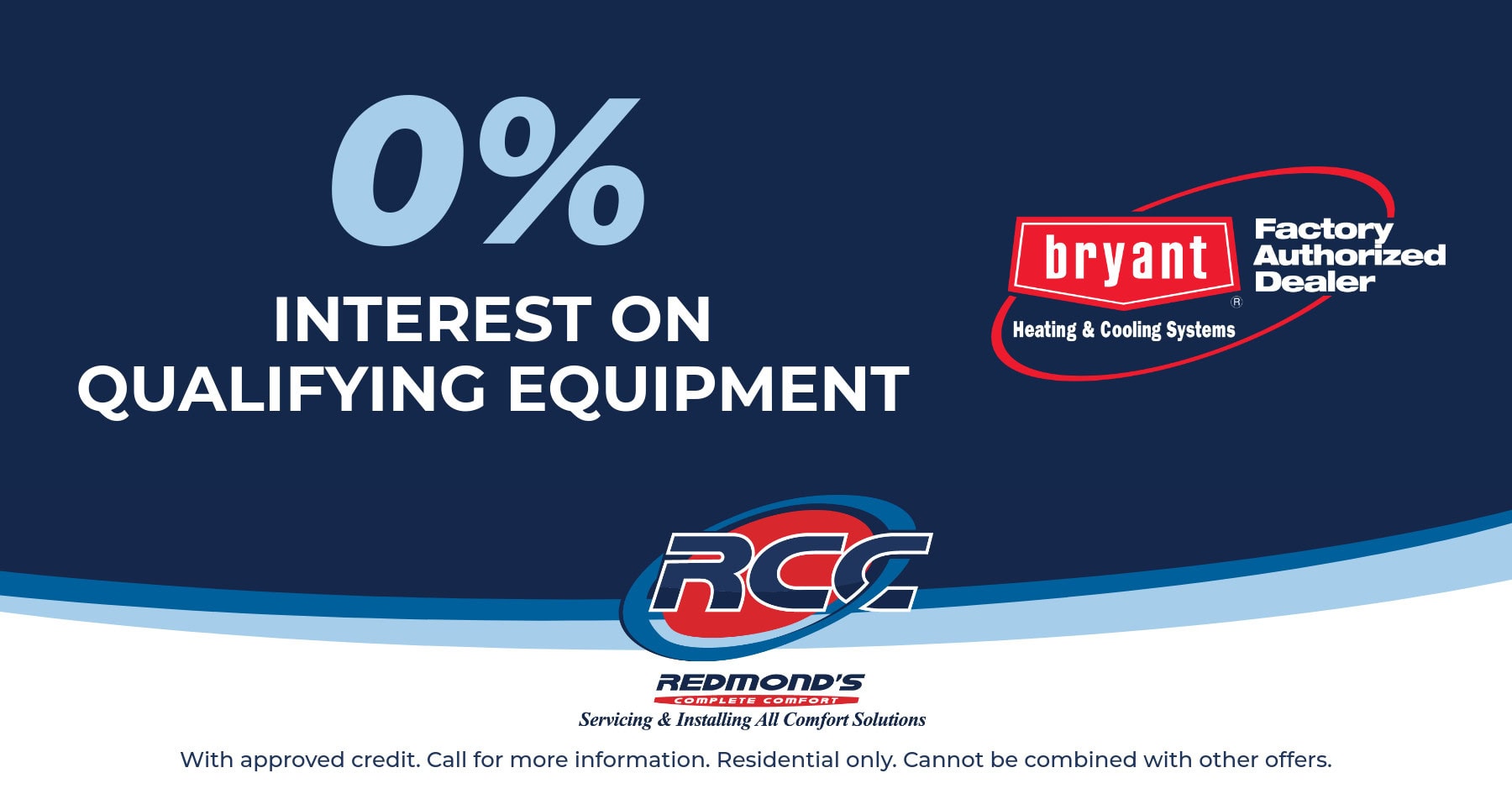 0% Interest on Qualifying Equipment
